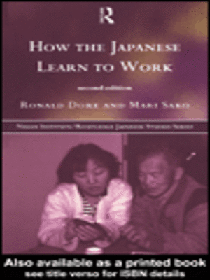 cover image of How the Japanese Learn to Work